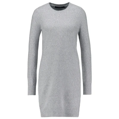 Abbildung von Vero Moda Doffy LS Oneck GA NOOS Strickkleid, Damen, Größe: XS, Light grey melange