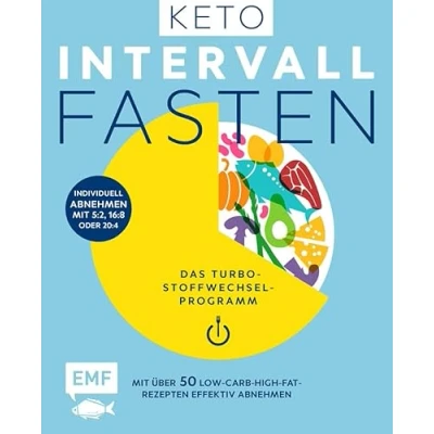 Abbildung von Keto Intervallfasten Das Turbo Stoffwechselprogramm mit über 50 Low Carb High Fat Rezepten effektiv abnehmen: Individuell abnehmen 5:2, 16:8 oder 20:4