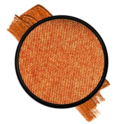 Abbildung von Mehron Paradise Make up AQ Pro Size Perfekt für Bühnen und Bildschirmvorführungen, Spezialeffekte, Cosplay Halloween Wasseraktiviertes Gesichts Körperfarben 40 g Metallic Orange