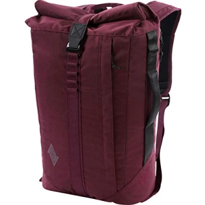 Abbildung von Nitro Scrambler, Businessrucksack mit Roll Top und gepolstertem 15“ Wide Laptopfach, Urban Mobility Rucksack, Kurierrucksack, Alltagsrucksack, 28 L +, Wine