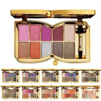 Abbildung von 10 Colors Sparkle Shimmer Eyeshadow Palette, Glitter Professional Makeup Palette (07#)