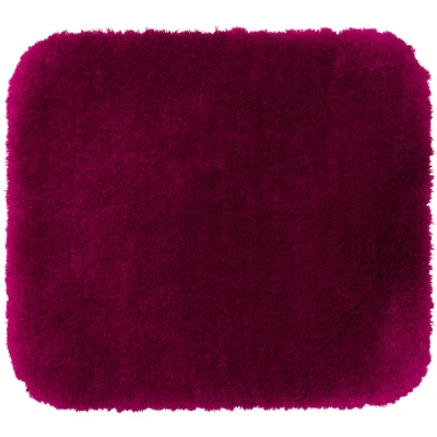 Abbildung von Gözze Deluxe Badteppich Mit extra hohem Flor, 100% Polyester (Mikrofaser), Antirutschbeschichtung, 50 x 45 cm Cyclam