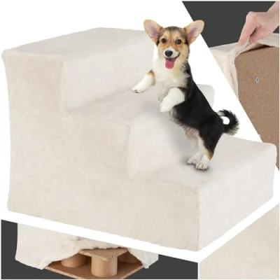 Abbildung von tectake Haustiertreppe Paw Path, für Hunde und Katzen