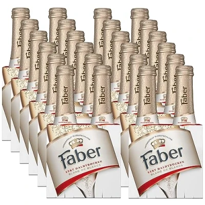 Abbildung von Faber Sekt weiß 0,2 l 2er Cluster (12x 0,2l Cluster)