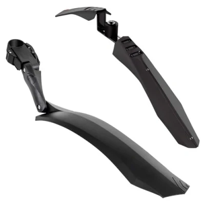 Abbildung von Hebie Unisex Erwachsene Steckblechset Viper 0751F Steckradschutzgarnitur, Schwarz, Einheitsgröße