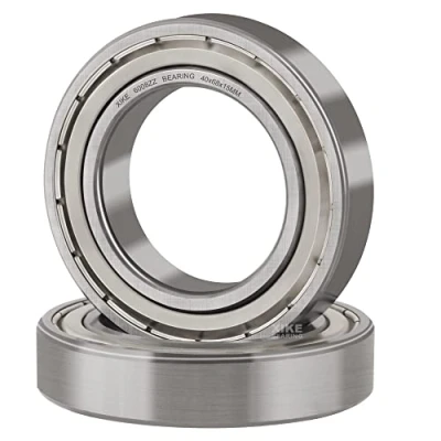 Abbildung von XiKe 2 Stück 6008 ZZ Kugellager 40x68x15mm Chromstahl und Doppelte Metalldichtung 6008Z Rillenkugellager mit Dichtungen
