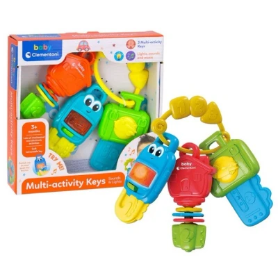 Abbildung von Clementoni® Lernspielzeug Clementoni Baby Elektronische Schlüssel Aktivitäten Motorik