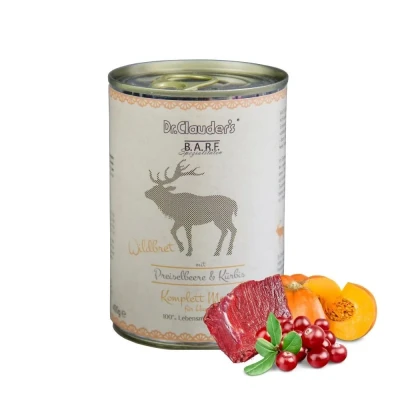 Abbildung von Dr.Clauder ́s B.A.R.F. Komplett Menue Wildbret 400g