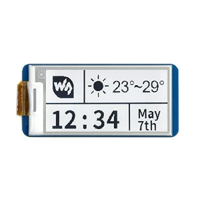Abbildung von Waveshare 2.13inch E Paper Ink Display Module for Raspberry Pi Pico 250x122 Pixels Black/White SPI Interface Support Full and Partial Refresh