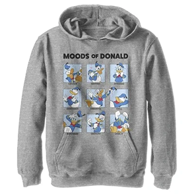 Abbildung von Disney Mickey &amp; Friends Donald Moods YTH Hoodie Heather grey 5/6