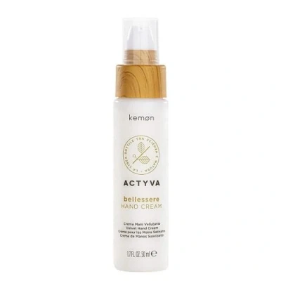 Abbildung von Kemon Actyva Bellessere Hand Cream, samtige Handcreme mit Argan und Mandelölen, feuchtigkeitsspendende Anti Aging Wirkung 50 ml