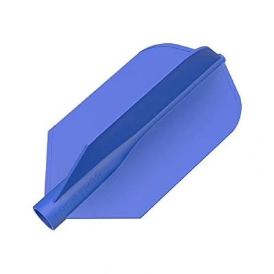 Abbildung von 8 Flight Blaue Slim Pro Dart Flights für Dartpfeile