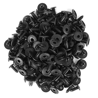 Abbildung von Bumper Clip 100 Stücke Auto Kunststoff Nieten 6mm Lochdurchmesser Verschluss Push Pin AP