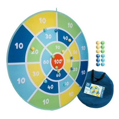 Abbildung von XXL Dartscheibe mit Klettbällen Kinderdart 142 cm für Sport &amp; Spiel