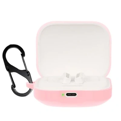 Abbildung von GIOPUEY Hülle Kompatibel mit Xiaomi Redmi Buds 5, Silikon Stoßfeste Schutzhülle, Ultradünn Case Cover, Kein Geruch, Pink