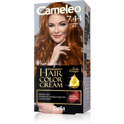 Abbildung von Cameleo Omega Plus Haarfarbe Kupferrot Tiefgreifende, Dauerhafte Farbe Färbung Haarschutz Komplettes Färbungsset