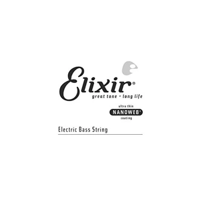 Abbildung von Elixir® Saiten Nickel Wound E Bass Einzelsaite mit NANOWEB® Beschichtung, Extra Long Scale (.105)