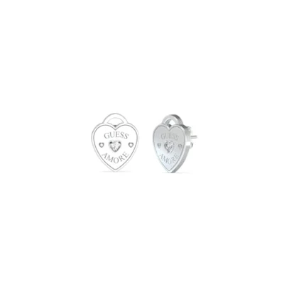 Abbildung von Guess Amore Ohrringe silvercoloured, Damen, Größe: One Size, Silver coloured