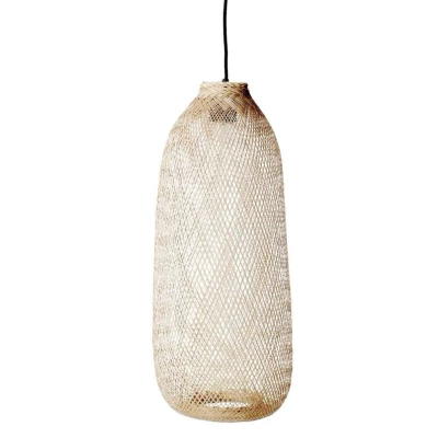 Abbildung von Bloomingville Pendelleuchte Evert, 25 cm Durchmesser, aus Bambus, dänisches Design