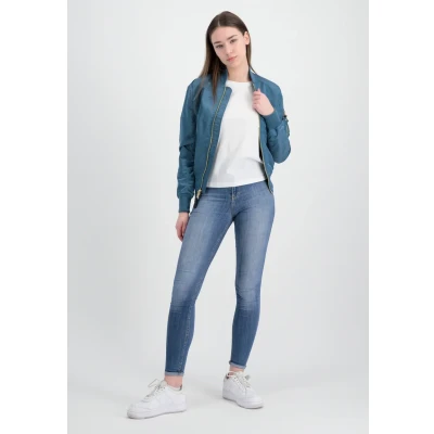 Abbildung von Alpha Industries Bomberjacke, Damen, Größe: XS, Vintage marine