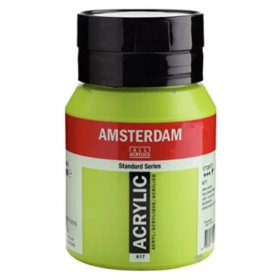 Abbildung von Talens Amsterdam Acrylfarbe 500ml 617 ylwsh grün