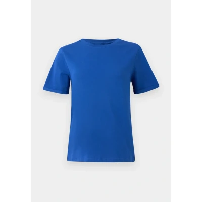 Abbildung von Pieces Pcria Solid TEE Tshirt basic, Damen, Größe: XS, Mazarine blue