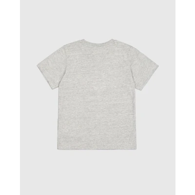 Abbildung von Champion Icons Crewneck Contrast LOGO Unisex Tshirt print für Kinder, Größe: 150/155, Grey