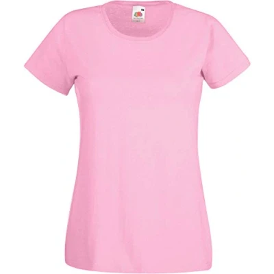 Abbildung von Fruit of the Loom Valueweight T Shirt für Damen, Herren, X Large,Pink Light pink, XL