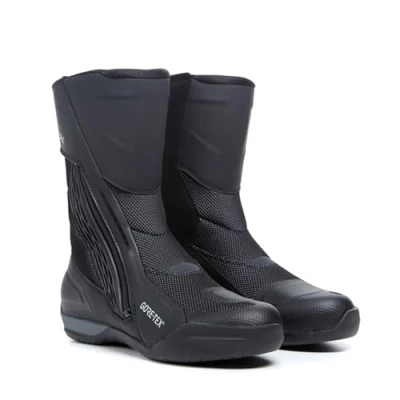 Abbildung von TCX Airtech 3 GTX, Herren Tourenstiefel, Wasserdichte Motorradstiefel mit Gore Tex Membrane, Atmungsaktives Obermaterial aus Stoff und Mikrofaser, Reißverschluss Klettverschluss, Schwarz