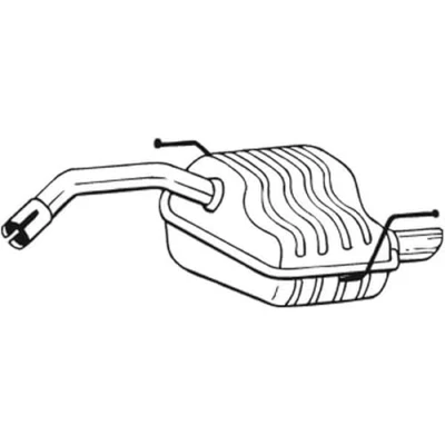 Abbildung von BOSAL 100 171 Endschalldämpfer ALFA ROMEO: 147
