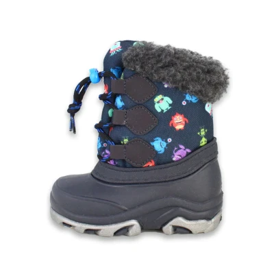 Abbildung von Beck Snowboot/Winterstiefel für Kinder, Größe: 26, Dunkelblau Schuhe