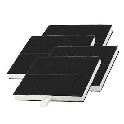 Abbildung von Aktivkohlefilter für diverse Abzugshauben &amp; Essen von Bosch, Siemens, Neff, Constructa, Gaggenau Balay BSH Teilenummer 360732/00360732/357585/00357585 rechteckig 22,5x22x2 cm 4 Stück