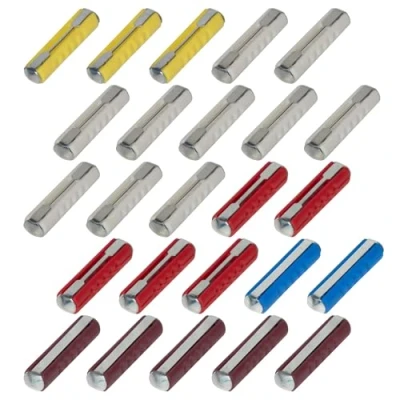 Abbildung von SeKi 25 teiliges Set mit Torpedosicherungen; 3x5A, 10x8A, 5x16A, 5x25A, 2x40A; Abschmelzsicherung