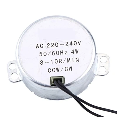 Abbildung von VBESTLIFE Synchronmotor, AC 220 240V Synchronmotor Getriebemotor 4W CW/CCW(8 10 U/min)