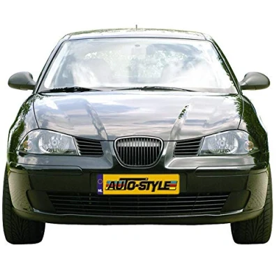 Abbildung von AUTO STYLE Grill ohne Markenemblem kompatibel mit Seat Ibiza/Cordoba 6L 2002 2008 (mit Schwarze Rand)
