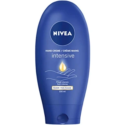 Abbildung von NIVEA Intensive Care Hand Creme im 1er Pack (1 x 100 ml), Handpflege mit dem Duft der Creme, reichhaltige Hautcreme Mandelöl, 84695