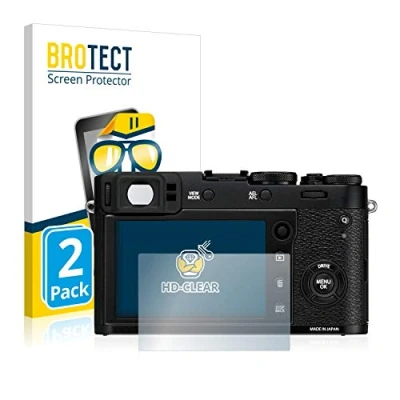 Abbildung von BROTECT (2 Stück Schutzfolie für Fujifilm X100F Displayschutz Folie Ultra Klar