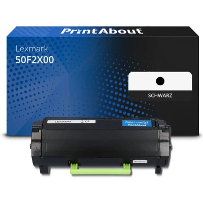 Abbildung von Toner kompatibel mit Lexmark 50F2X00 (502X) Schwarz Hohe Kapazität