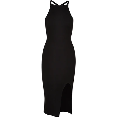 Abbildung von Urban Classics Strickkleid, Damen, Größe: Large, Black