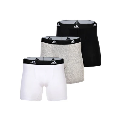 Abbildung von adidas Sportswear 3PACK Panties Black grey white, Herren, Größe: Large, white
