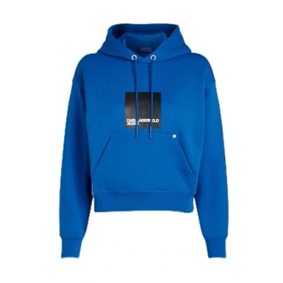 Abbildung von Karl Lagerfeld Jeans LOGO Sweatshirt, Damen, Größe: Medium, Klj blue