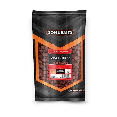 Abbildung von SonuBaits Feed Pellets Robin Red 8mm (Voorgeboord) (900g) Angelpellets