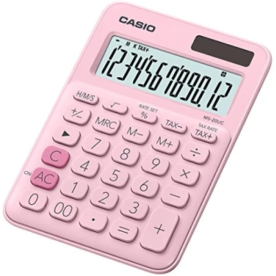 Abbildung von CASIO Tischrechner MS 20UC rosa