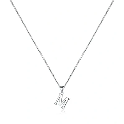 Abbildung von TINGN Halskette Damen Silber 925 Mit Buchstaben Zierliche Hypoallergene V Initialen Anhänger S925 Sterling Kette für Mädchen Geschenke