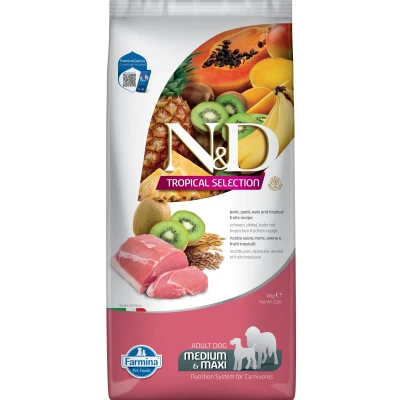 Abbildung von N&amp;D Tropical Hundefutter Schwein medium/maxi 10 kg