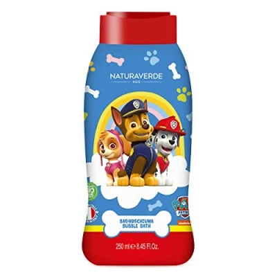 Abbildung von Naturaverde Kids Paw Patrol Double Bath Schaumbad für Kinder, Hygieneprodukte mit Avena BIO Extrakt, 250 ml