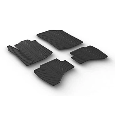 Abbildung von Gledring 0271 Fußmattensatz Gummi vorne und hinten 4 schwarz 750mm 550mm TOYOTA: Aygo