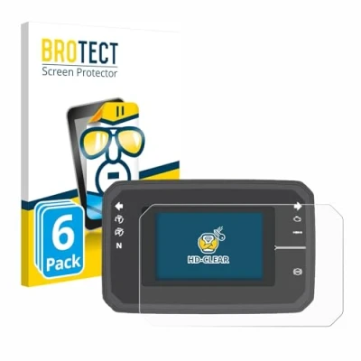 Abbildung von BROTECT (6 Stück Schutzfolie für Honda CB650R TFT Display Displayschutz Folie Ultra Klar
