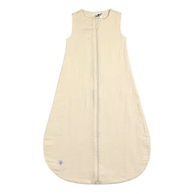 Abbildung von LÄSSIG Baby Sommerschlafsack ohne Ärmel Musselin Baumwolle GOTS zertifiziert/Muslin Sleeping Bag vanilla, 62/68
