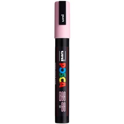 Abbildung von Uni Ball Fasermaler Posca PC 5M 1,8 2,5mm hellrosa